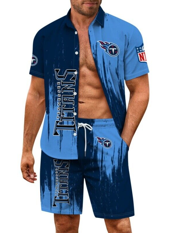 Tennessee Titans Hawaiian Shirt and Shorts