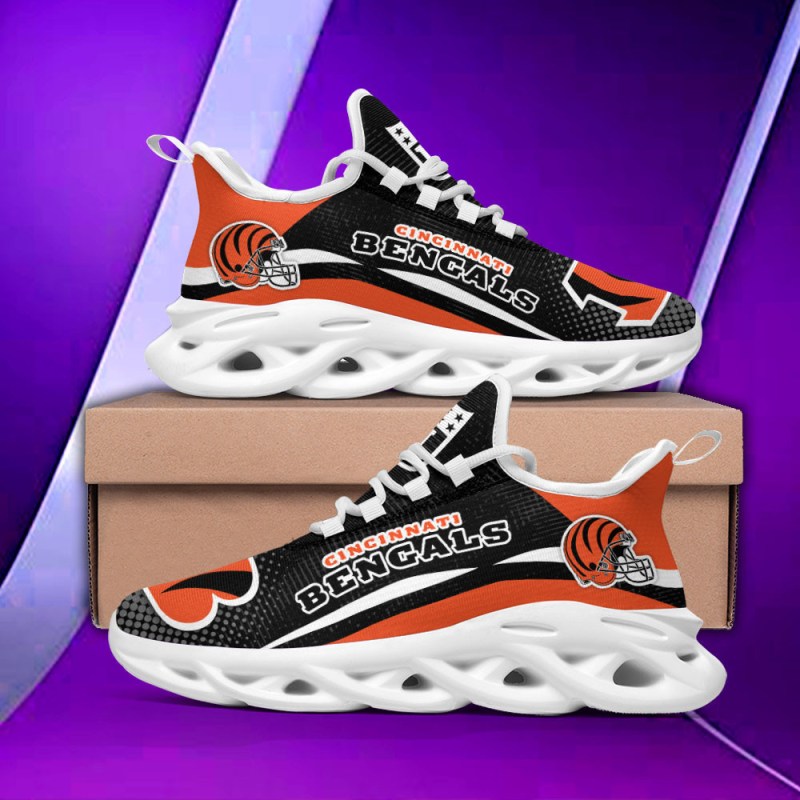 Cincinnati Bengals Yezy Sneakers Side View