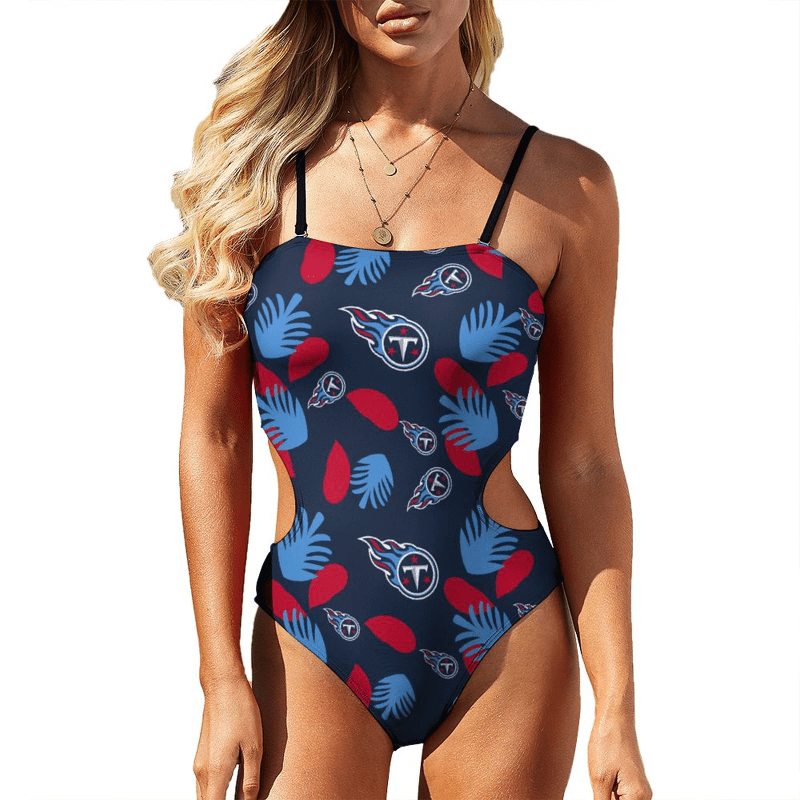 Tennessee Titans Women Cutout Swimsuit