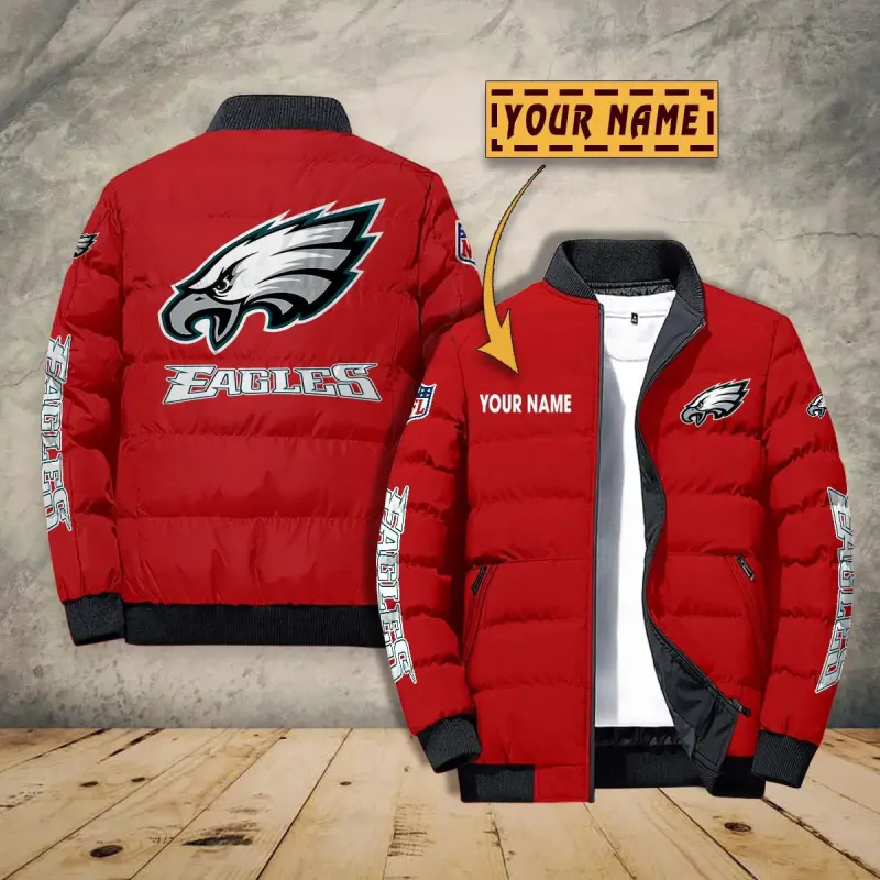 Philadelphia Eagles Puffer Jacket Image 5