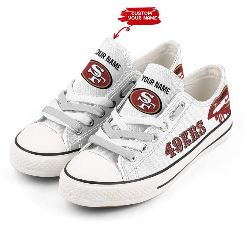 San Francisco 49ers Personalized New Low Top Shoes