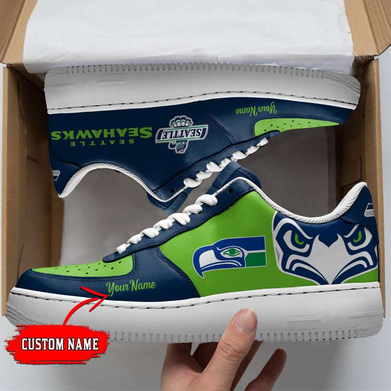 Seattle Seahawks Personalized AF1 Shoes