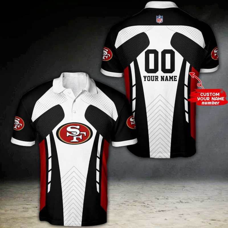San Francisco 49ers Personalized Polo T-shirt