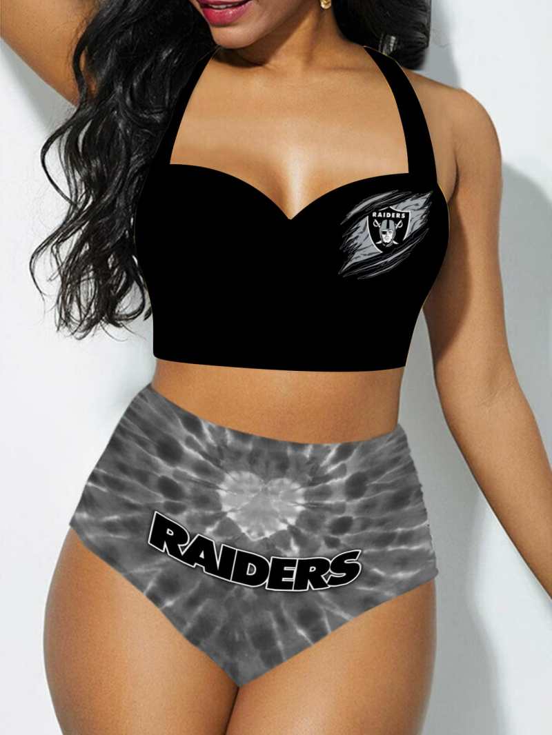 Las Vegas Raiders Bikini Front View