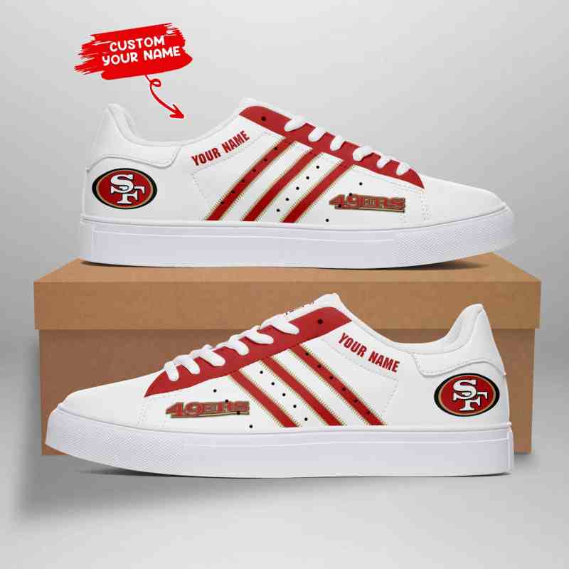 San Francisco 49ers Custom Sneaker Side View