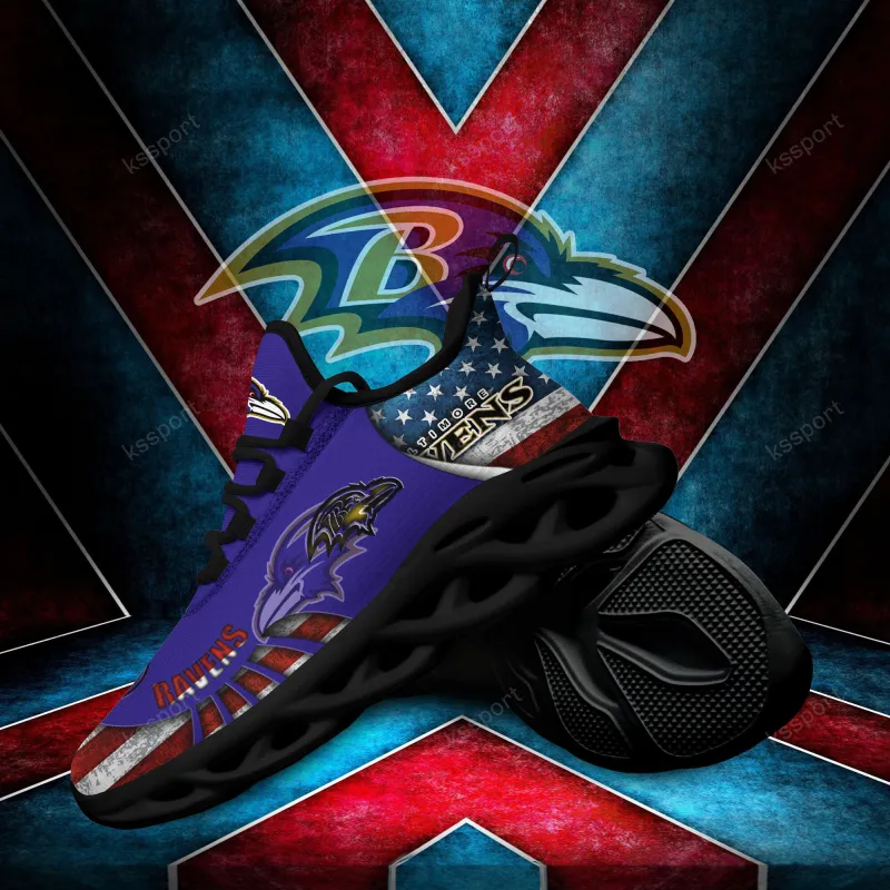 Baltimore Ravens Yezy Running Sneakers