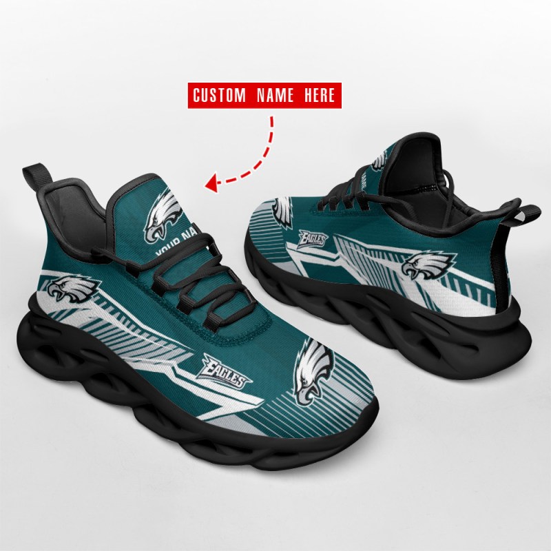 Philadelphia Eagles Personalized Yezy Running Sneakers