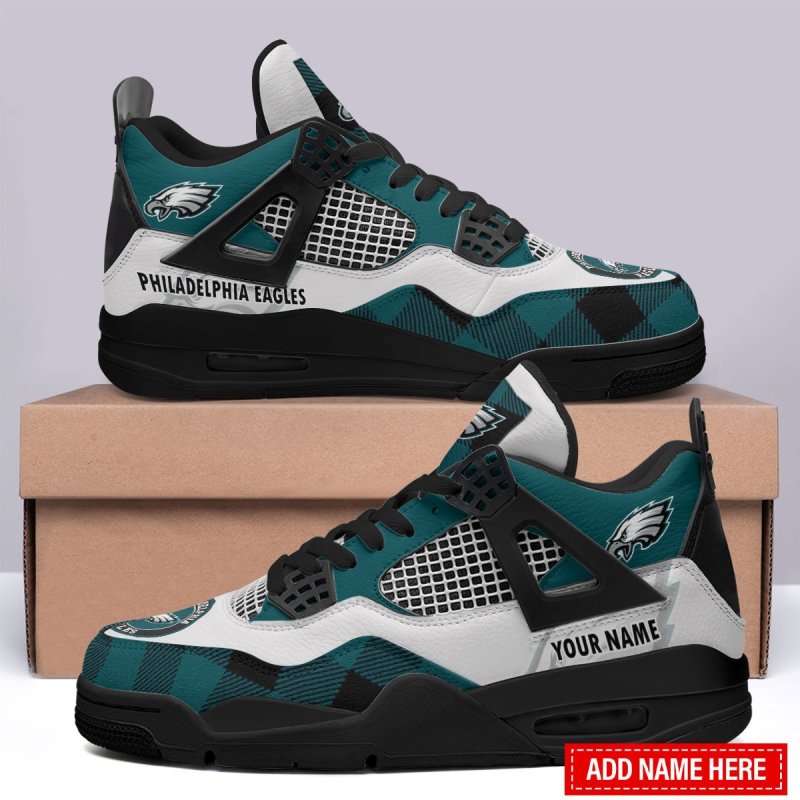Philadelphia Eagles AJ4 Sneaker Image 2