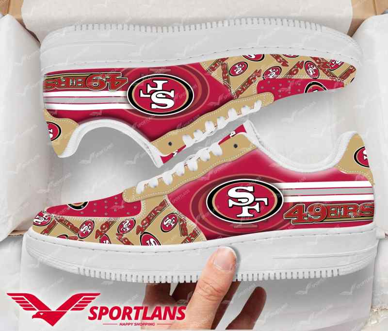 San Francisco 49ers NFL Personalized Air Force 1 Sneakers