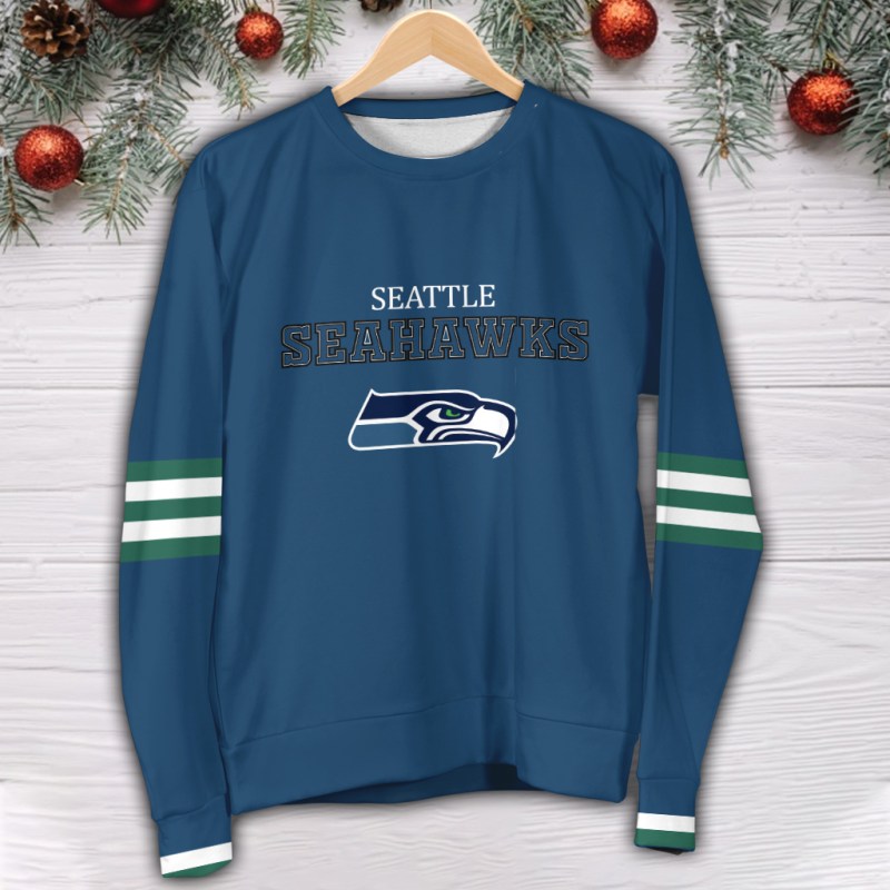 Seattle Seahawks Ugly Christmas Sweater