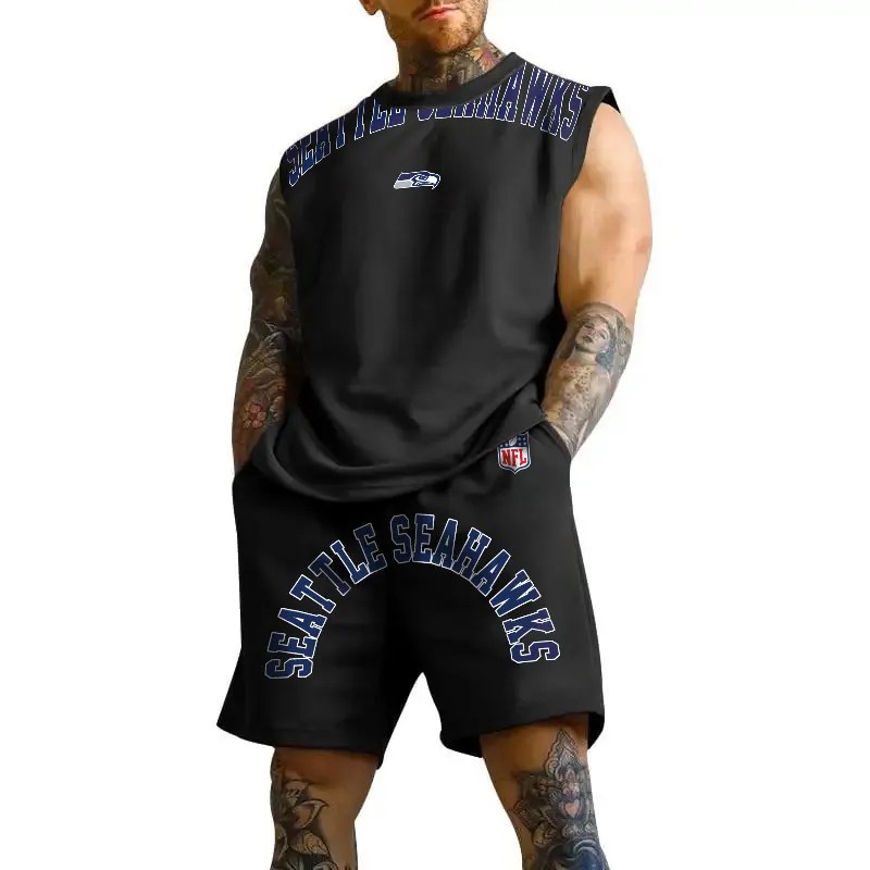Seattle Seahawks Tank Top and Shorts