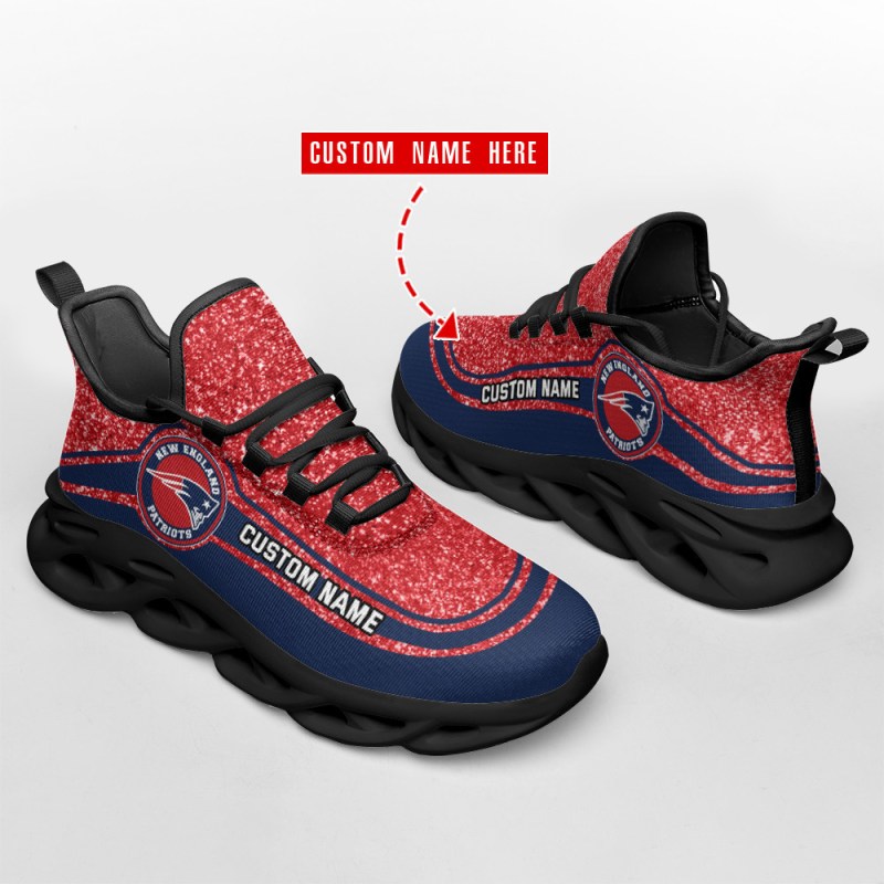 New England Patriots Personalized Yezy Running Sneakers 4