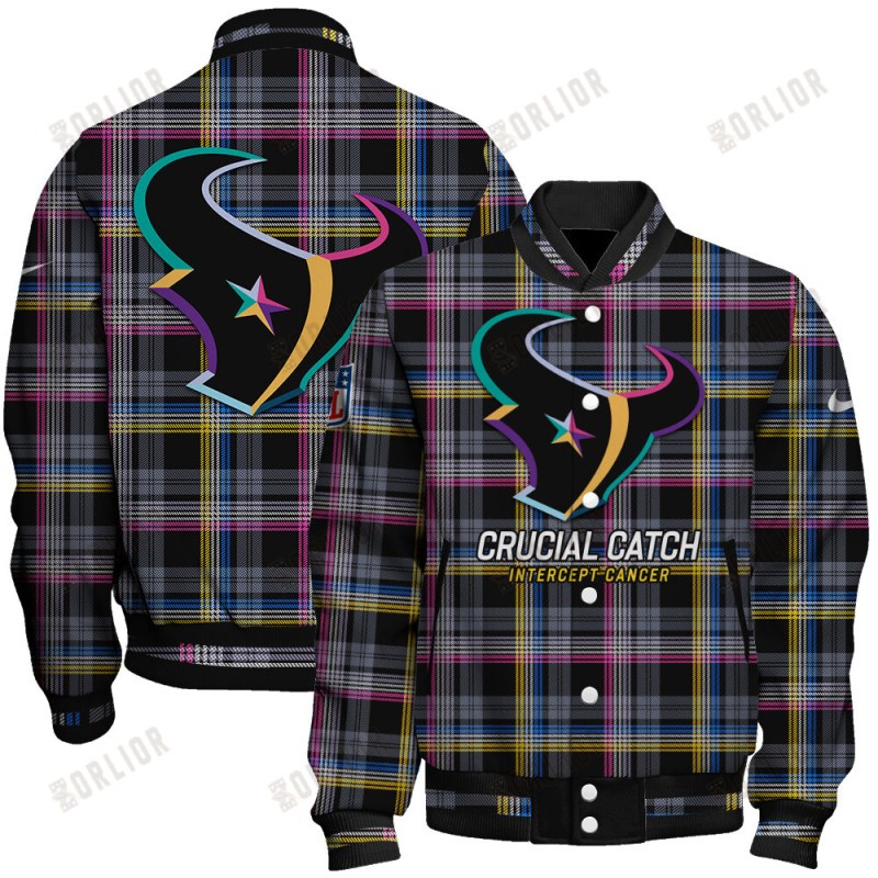 Houston Texans Personalized Unisex Varsity Jacket