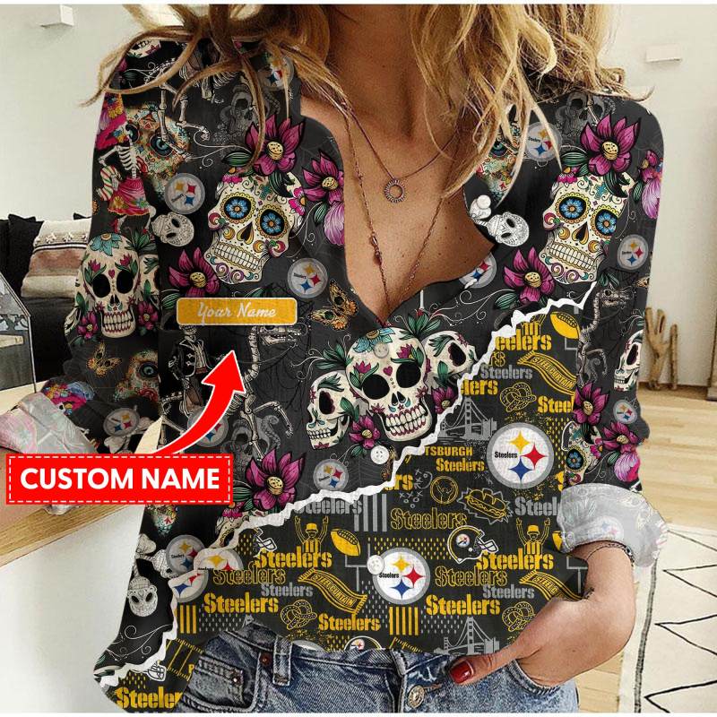 Pittsburgh Steelers Personalized Woman Shirt