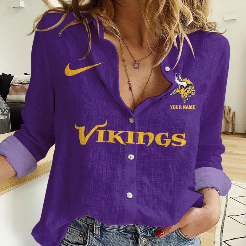 Minnesota Vikings Personalized Woman Shirt