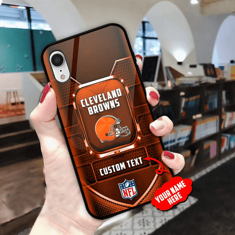 Cleveland Browns Personalized Phone Case - Side View