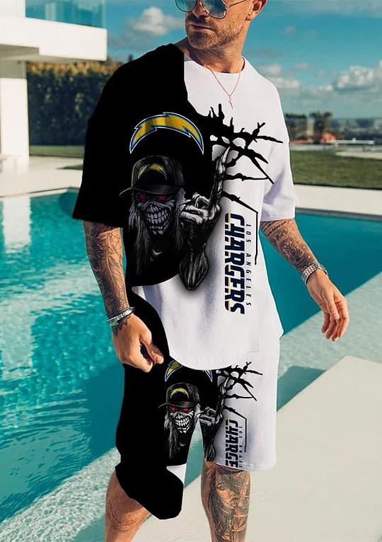Los Angeles Chargers T-shirt and Shorts