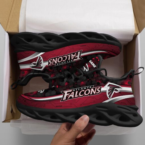 Atlanta Falcons Personalized Yezy Running Sneakers