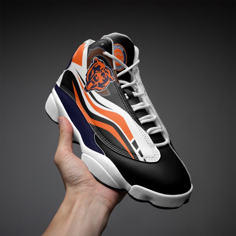 Chicago Bears AJD13 Sneakers Back View