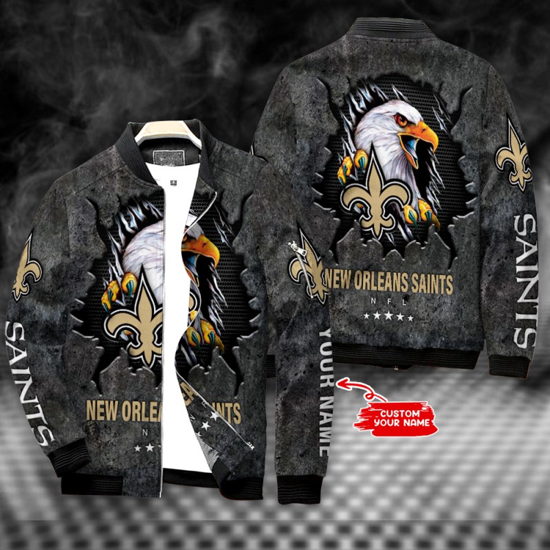 New Orleans Saints Personalized Bomber Jacket