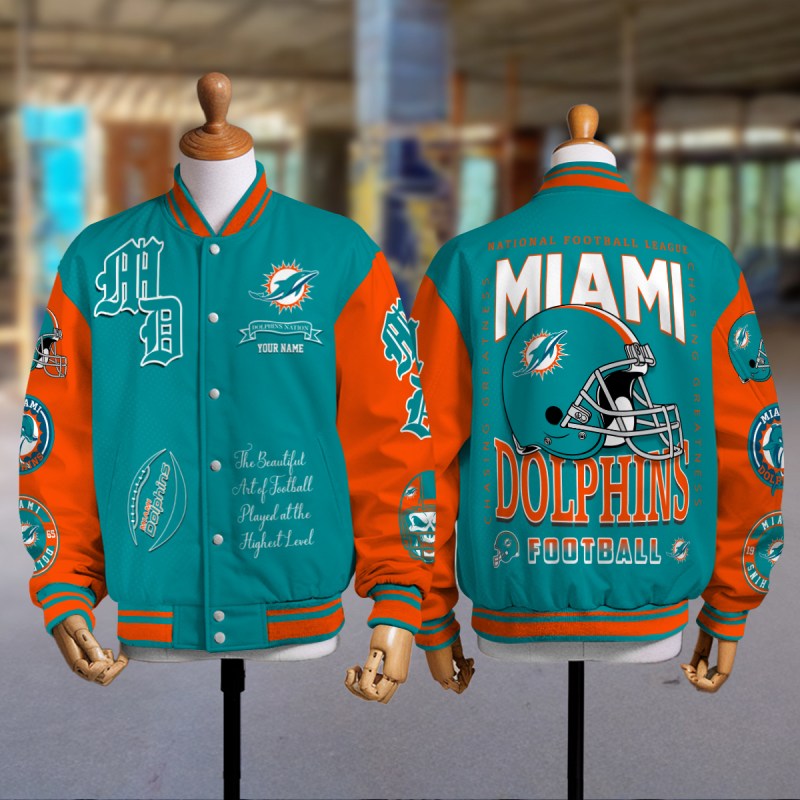 Miami Dolphins Varsity Jacket Mk 1