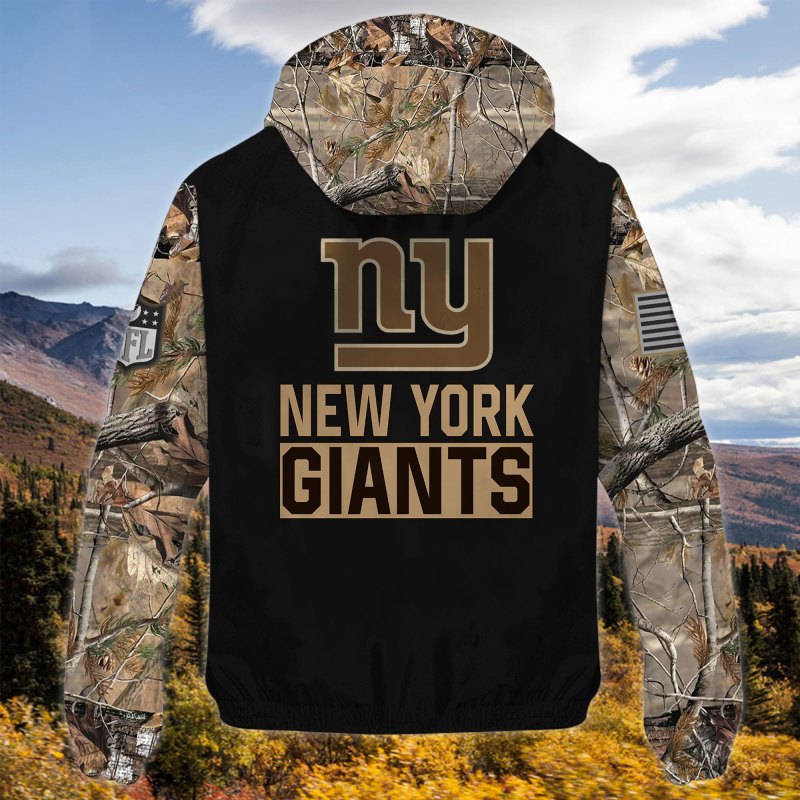 New York Giants Personalized Hunting Outdoor Jacket