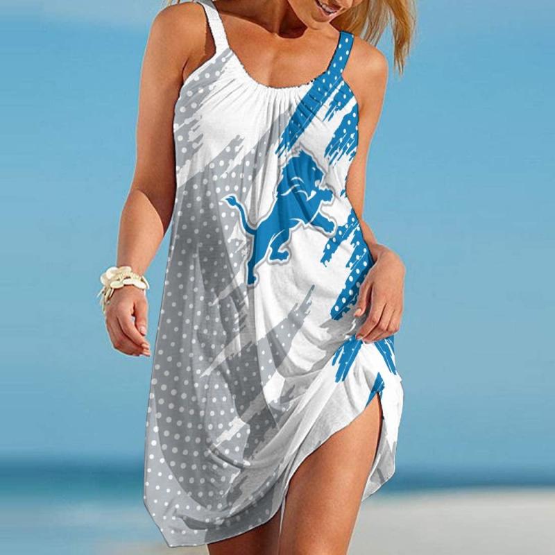 Detroit Lions Beach Dress