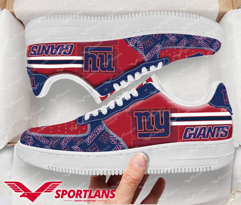 New York Giants NFL Personalized Air Force 1 Shoes