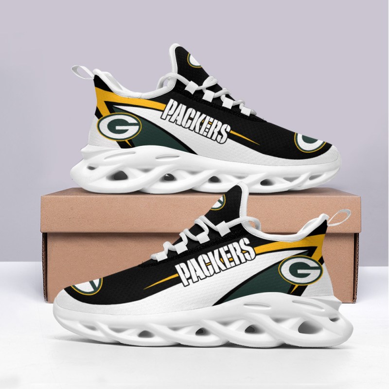 Green Bay Packers Yezy Running Sneakers Front