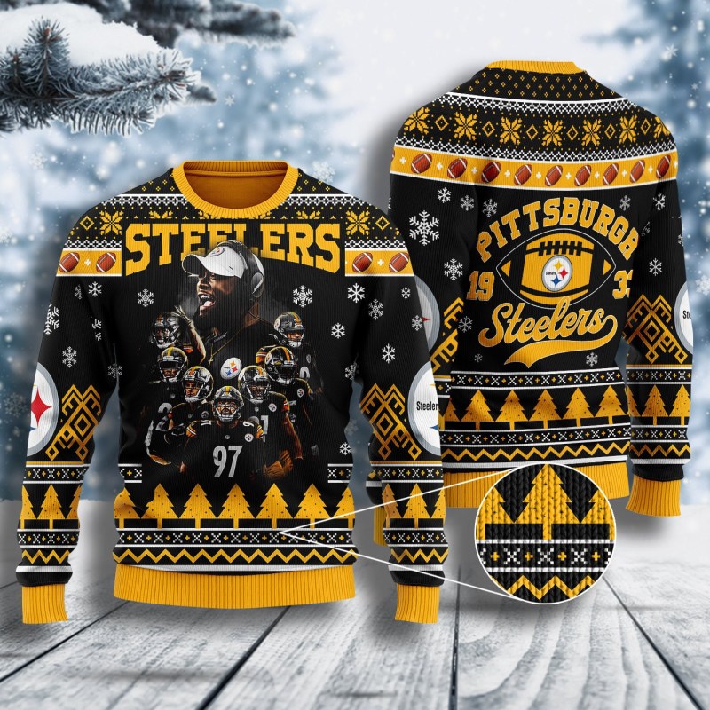 Pittsburgh Steelers Ugly Christmas Woolen Sweater