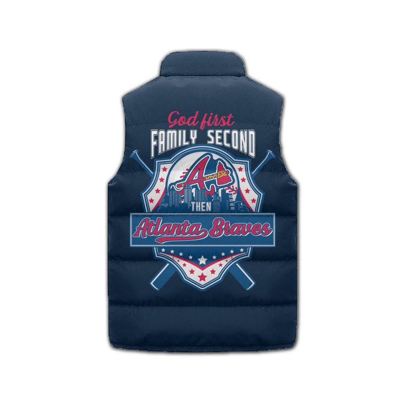 Atlanta Braves Puffer Jacket Image 3