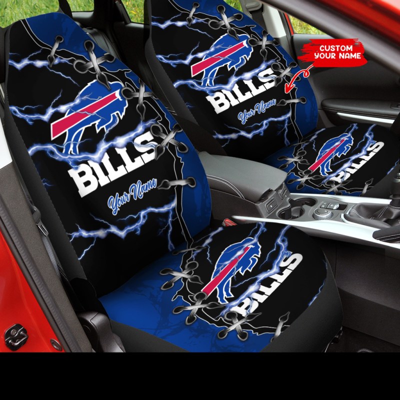 Buffalo Bills Personalized Car Seat Covers