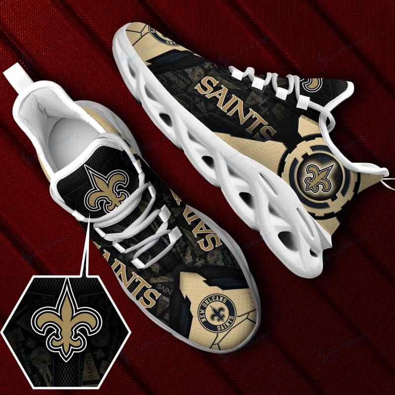 New Orleans Saints Sneakers - Front View