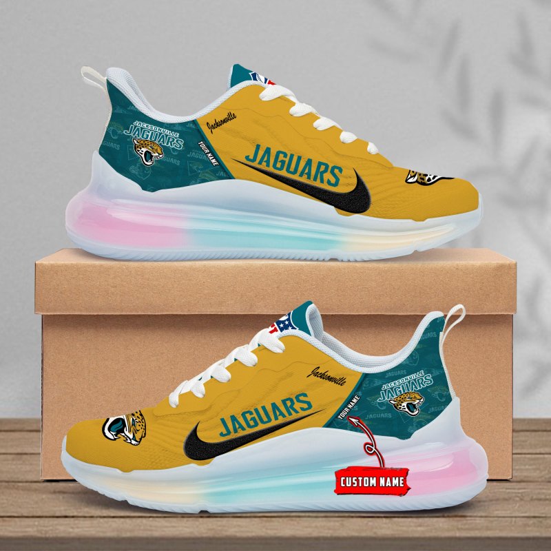 Jacksonville Jaguars Shoes Side View