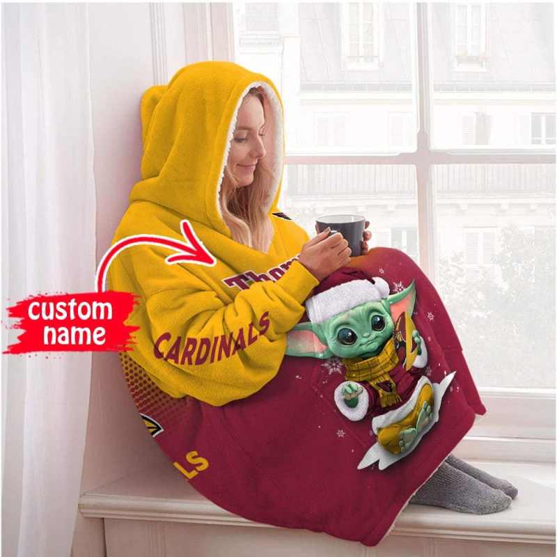 Arizona Cardinals Snug Hoodie Back View