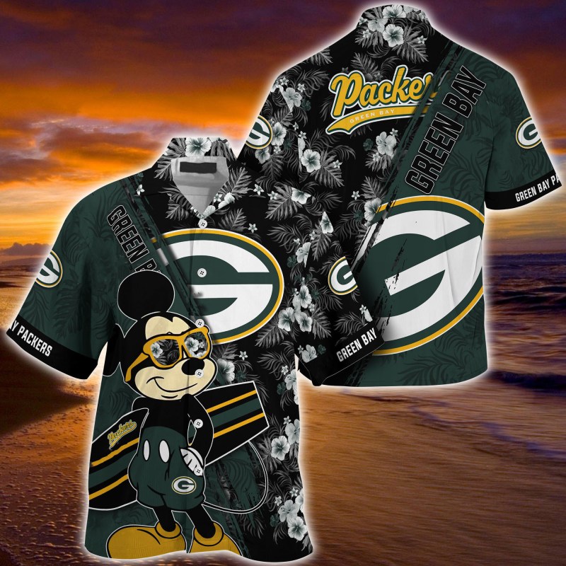 Green Bay Packers Summer Hawaiian Shirt