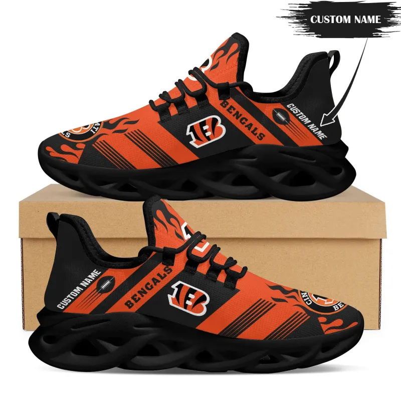 Personalized Yezy Sneakers for Bengals Fans