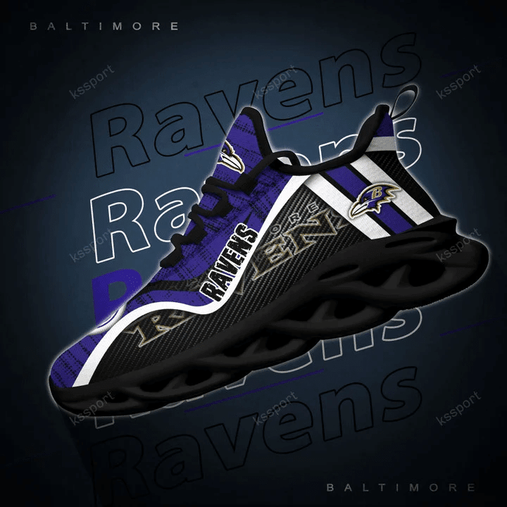 Baltimore Ravens Yezy Running Sneakers