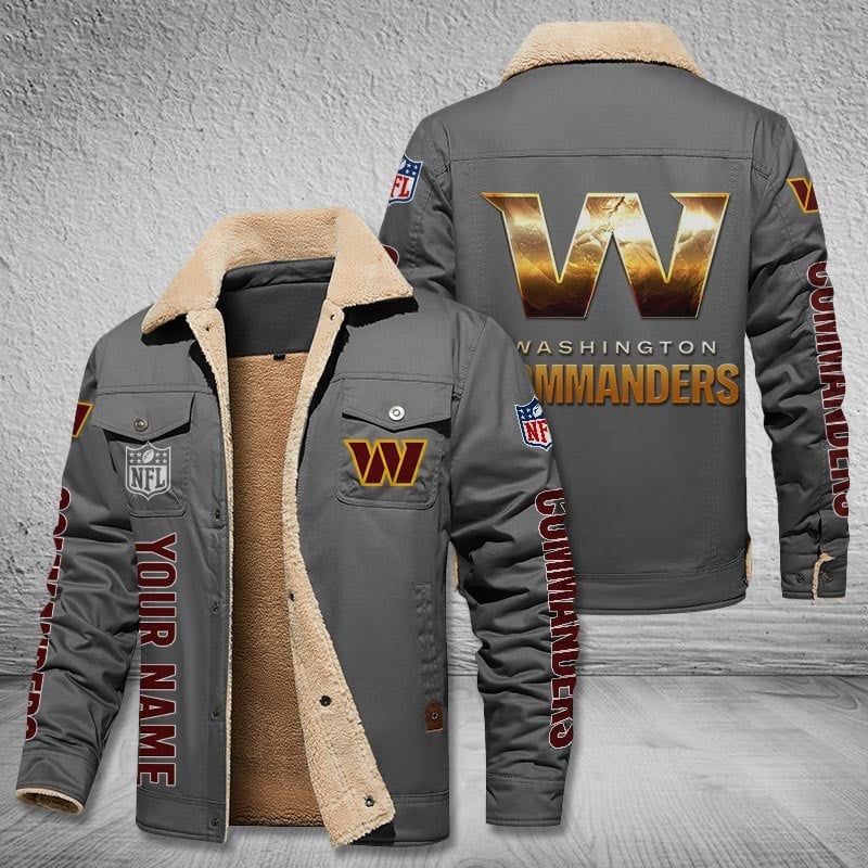 Washington Commanders Fleece Bomber Jacket