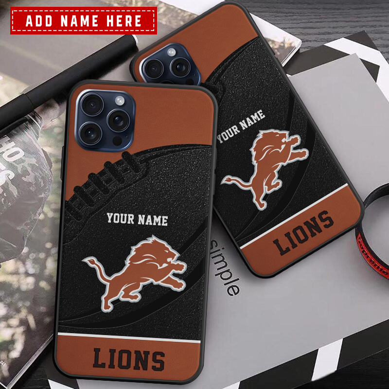 Detroit Lions Personalized Phone Case