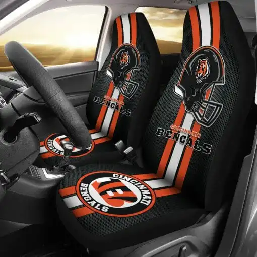 Cincinnati Bengals Car Seat Cover Front View