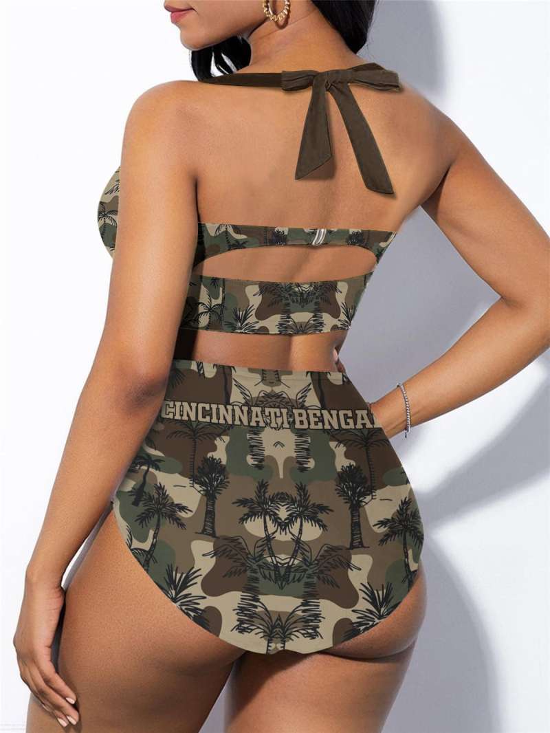 Cincinnati Bengals Sexy Print Bikini Swimsuit