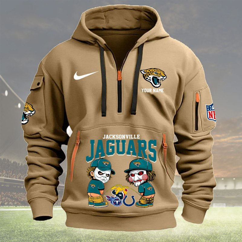 Khaki Jacksonville Jaguars Hoodie