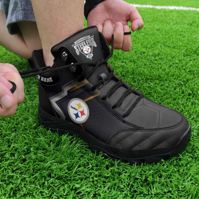 Comfortable Steelers Personalized Hiking Shoes
