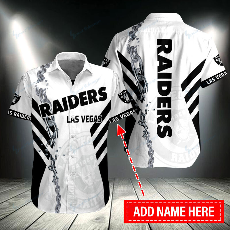 SIZING CHART - Las Vegas Raiders Personalized Button Shirt BB197
