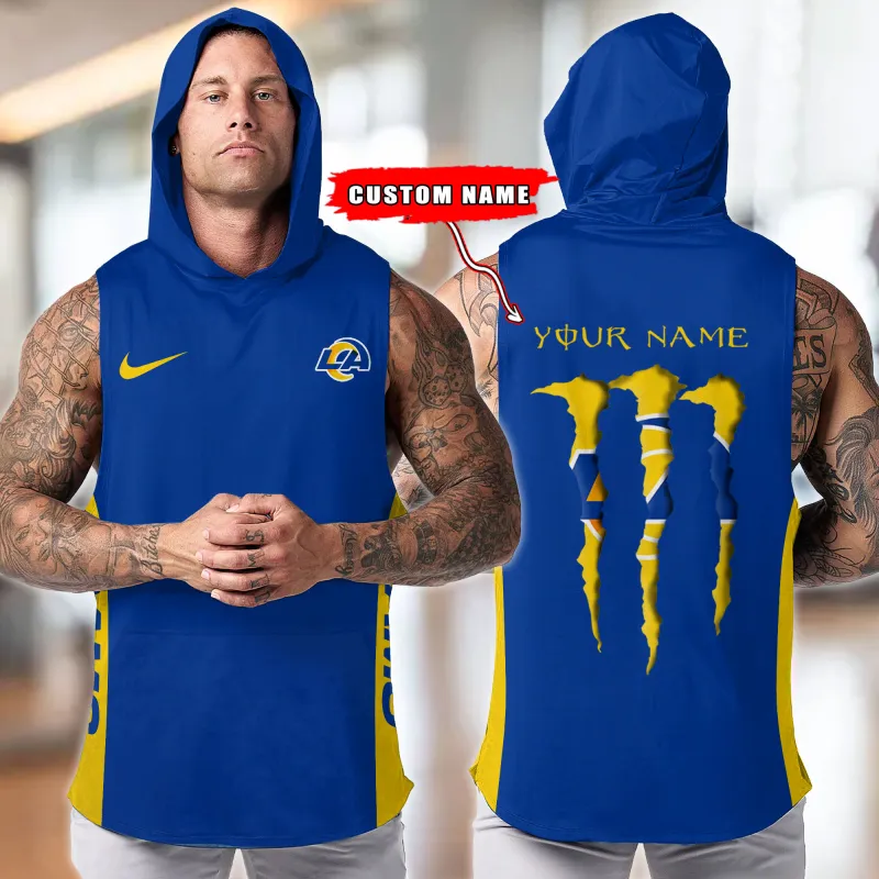 Los Angeles Rams Hooded Tank Top Side View