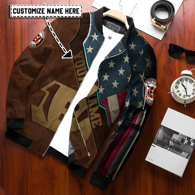Cincinnati Bengals Bomber Jacket Style