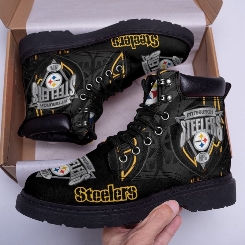 Pittsburgh Steelers TBLCL Boots Back View