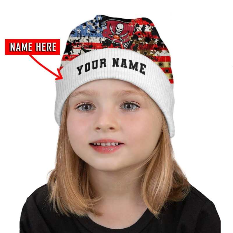 Tampa Bay Buccaneers Personalized Wool Beanie