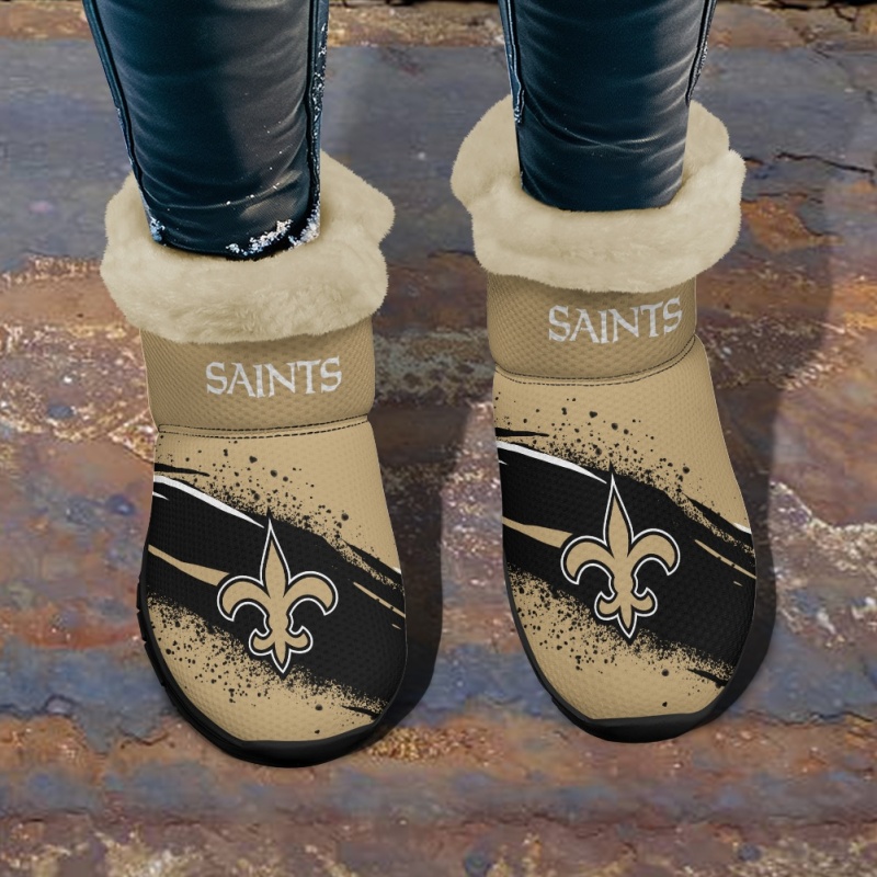 New Orleans Saints Comfy Winter Snow Boots